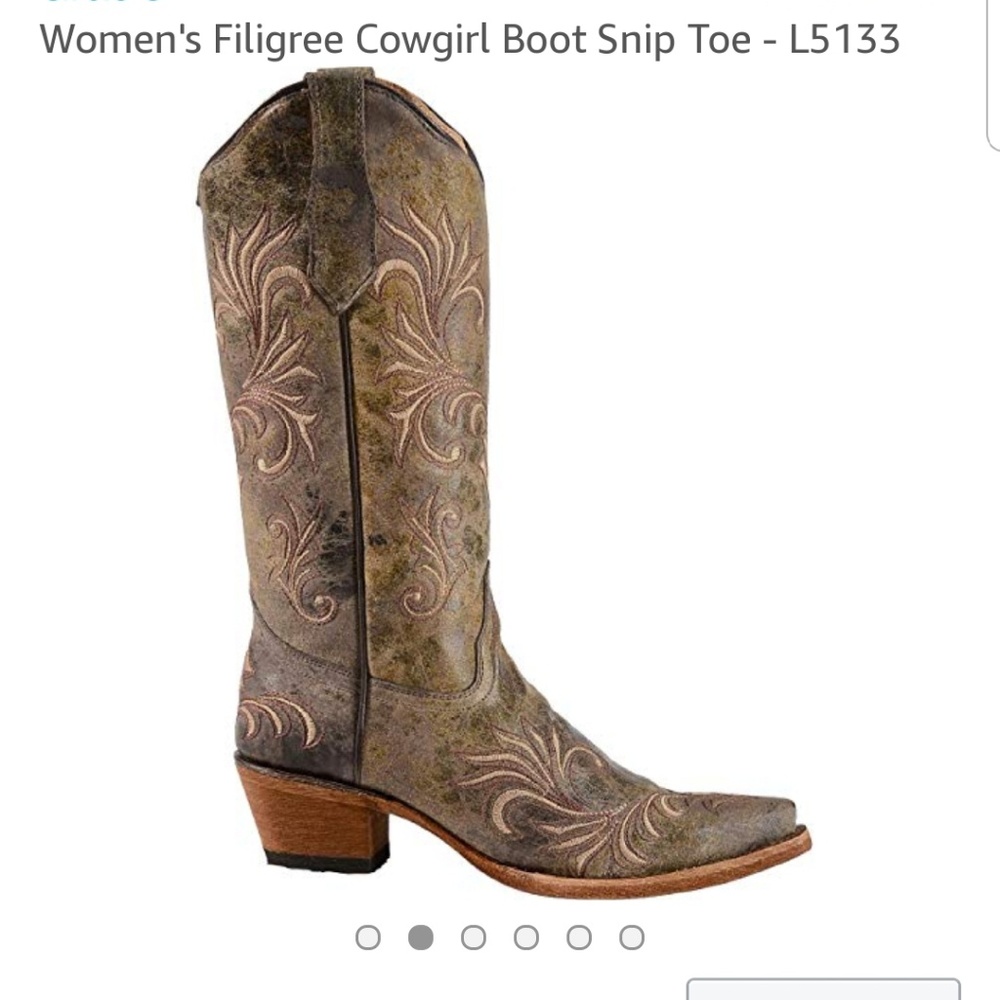Womans Filigree Cowgirl boots